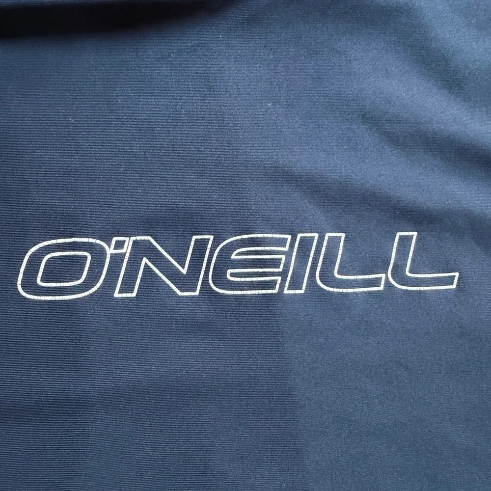 O'Neill Rash Guard Mens 2XL Black Basic Skins Slim Fit Long Sleeve UPF 50+ Surf